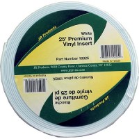 Jr Products Vinyl Insert - Premium, 25' White - 10025 - 342-10025F1