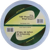 Jr Products Vinyl Insert - Premium, 100' White - 10121 - 342-10121F1