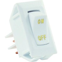 Jr Products Labeled 12V On/Off Switch, White - 12585 - 342-12585F1