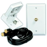 Jr Products 47815 Polar White Rv Interior/Exterior Tv Installation Kit - 47815 - 342-47815F1