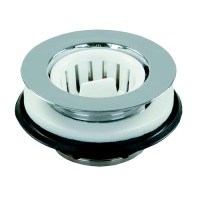 Jr Products Strainer W/Threaded Basket, White - 95015 - 342-95015F1