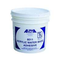 Alpha Systems 2020002238 Acrylic Water Based Bonding Adhesive, Gal., White - 2020002238 - 804-2020002238F1