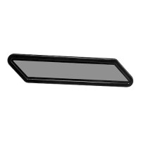Beckson Pf128 Newport Parallelogram Fixed Port, Black Body, Smoked Lens (2 Per Box) - Pf128Bs - 35-Pf128Bsf1