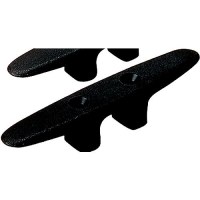 Seadog 0433401 Heavy Duty Nylon Cleat, Black, 1 Pr. - 043340-1 - 354-0433401F1