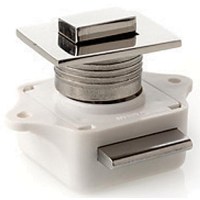Seadog 225310 Push Button Rim Latch - Square | Stainless/Plastic Housing - 225310-1 - 354-2253101F1