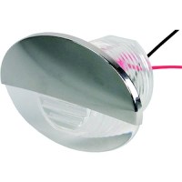 Seadog 401275 Led Flush Mount Oval Courtesy Light With Stainless Cover | White Finish - 401275-1 - 354-4012751F1