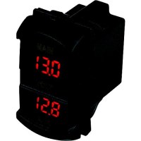 Cobra Dual Voltmeter - Rocker Switch Style - 421636-1 - 354-4216361F1