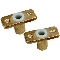 Seadog 5806001 Brass Oarlock Sockets, Top Mt., Pr. - 580600-1 - 354-5806001F1