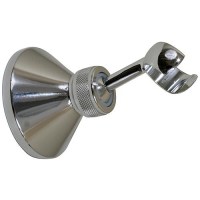Scandvik 10013 Chrome Plated Brass Adjustable Bulkhead Holder For Straight Shower Handles, Swivels 360 Degrees - 10013P - 390-10013Pf1