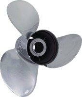 Solas Rubex Ns3 Stainless Steel Interchangeable Hub 3-Blade Propeller, Lh, 4-1/4 Gearcase, 13 X 19