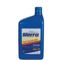 Sierra 94104 30 Wt. Full Synthetic 4-Cycle Marine Engine Oil, 5 Qt. - 18-9410-4 - 47-94104F1