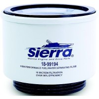 Sierra 99194 Repalcement Racor Spin-On Fuel Water Separator Filter For Above Deck Use, 2 Micron - 18-99194 - 47-99194F1