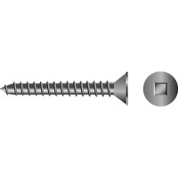 Square Tapping Screw - Flat Head,#10 X 1-1/2