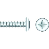 Seachoice 01814 Chrome Plated Ss Phillips Machine Screws - Pan Head, 1/4-20 X 2