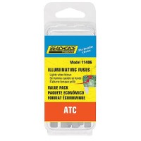 Seachoice Atc Illuminating Fuses Value Pack, Contains 25 Assorted Atc Illuminating Fuses - Sc11406 - 50-11406F1