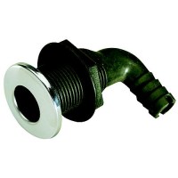 Seachoice 90 Degree Stainless Steel Covered Thru-Hull - 50-18581 - 50-18581F1