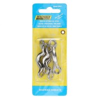 Seachoice Multi-Purpose Forged Stainless Steel 3/8 In. Eye Straps, Set Of 4 - 28811 - 50-28811F1