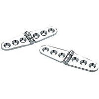 Seachoice Chrome Plated Brass Strap Hinges (1 Pair Per Pack) - 33831 - 50-33831F1