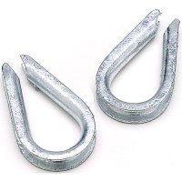 Rope Thimble-Galv-5/8 -Bulk - 43350 - 50-43350F1