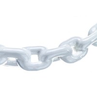 Seachoice White Pvc Coated Galvanized Anchor Lead Chain 1/4