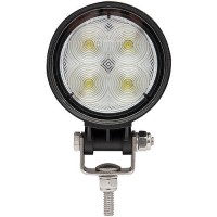 Seachoice 51601 Led Flood Beam Round Work Light, 12/24V, Black Housing, 4 Leds - Tll30Fbsch - 50-51601F1