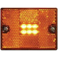 Seachoice 52891 Led Square Stud-Mount Clearance/Marker Light - Mcl36Assch - 50-52891F1