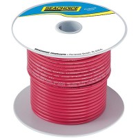 Seachoice 63016 Tinned Copper Marine Wire, 2 Awg, Red, 25' - 2Tc-Red-Battery-25 - 50-63016F1