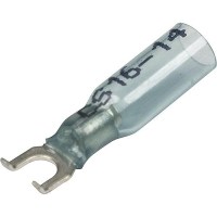 Seachoice 64056 3-To-1 Heat Shrink Spade Terminal - 16-14 Ga., #8 Stud, 25/Bag - 64056 - 50-64056F1
