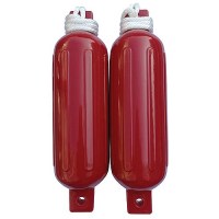 Seachoice 79276 Twin Eye Ribbed Fender Kit (Includes 2 6.5