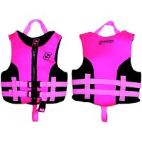 Seachoice 85111 Evoprene Multi-Sport Vest, Pink/Black, Child - 85111 - 50-85111F1