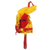 Seachoice 86100 Type Ll Deluxe Childrens Vest Infant, Red/Yellow Life Vest With Pop-Up Pillow -  - 50-86100 Superseded By: 50-86101F1