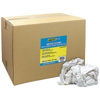 Seachoice 90030 Recycled White Knits Wiping Cloths, 40-Lb. Box - 7402-50-Sc - 50-90030F1