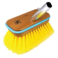 Seachoice 90554 Deck Brush With Bumper - Wood 6