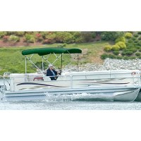 48 High 4 Bow Square Tube Pontoon Ups-Able Bimini Top, Forrest Green Sunbrella Fabric Only - 510A15 - 500-510A15F1