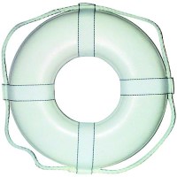Jim-Buoy Closed Cell Foam U.S.C.G. Approved Life Ring With Webbing Straps - G-19 - 58-G19F1