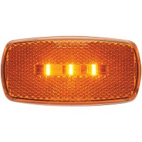 Fultyme Rv 1186 Led Surface-Mount Marker/Clearance Light With Reflex, Amber - 1186 - 590-1186F1