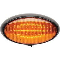 Fultyme Rv 1189 Led Porch Light, Yellow Light/ Black Housing W/Switch - 1189 - 590-1189F1