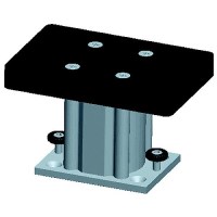 Cannon 1904030 Fixed Base Downrigger Pedestal, 4