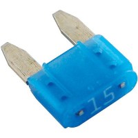 Blue Sea 5272 Atm® Mini Blade Fuse, 15 Amp, Blue, 2/Pk - 5272-Bss - 661-5272F1