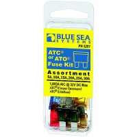 Blue Sea 5287 Fuse Ato/Atc Assortment, 1Ea 5/10/15/20/25/30 Amp - 5287-Bss - 661-5287F1