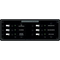 Blue Sea Systems 8097 Ac 6 Position Circuit Breaker Panel - 8097-Bss - 661-8097F1