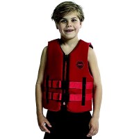 Jobe 247722031 Youth Neoprene Vest, Red - 247722031-Pcs - 673-247722031F1