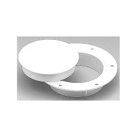Marinco Snap-In Deck Plate, White - N10863Dw - 69-N10863Dwf1