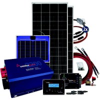 Samlex Spbshare400 Solar + Power Bundle, Share 400W Bundle W/2 Panels - Spb-Share400 - 705-Spbshare400F1