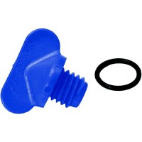 Quicksilver Blue Plastic Drain Plug Fits Mercruiser Cylinder Blacks And Exhaust Manifolds - 806608Q01 - 710-22-806608Q01F1