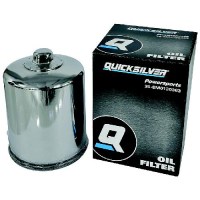 Quicksilver 35-8M0130363 Chrome Powersports Oil Filter - 8M0130363 - 710-35-8M0130363F1