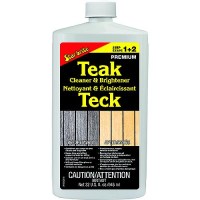 Starbrite 94932C One Step Teak Cleaner & Brightener, 32 Oz., 6/Case - 094932C - 74-94932Cf1