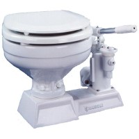 Raritan Phii Manual Toilet W/Marine Bowl-White - Phii - 78-Phiif1
