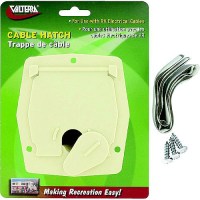Valterra Cable Hatch, Small Square, Colonial White - A10-2144Vp - 800-A102144Vpf1