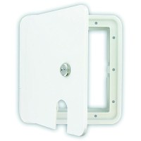 Valterra Cable Hatch, Large Square, White - A10-2151Vp - 800-A102151Vpf1